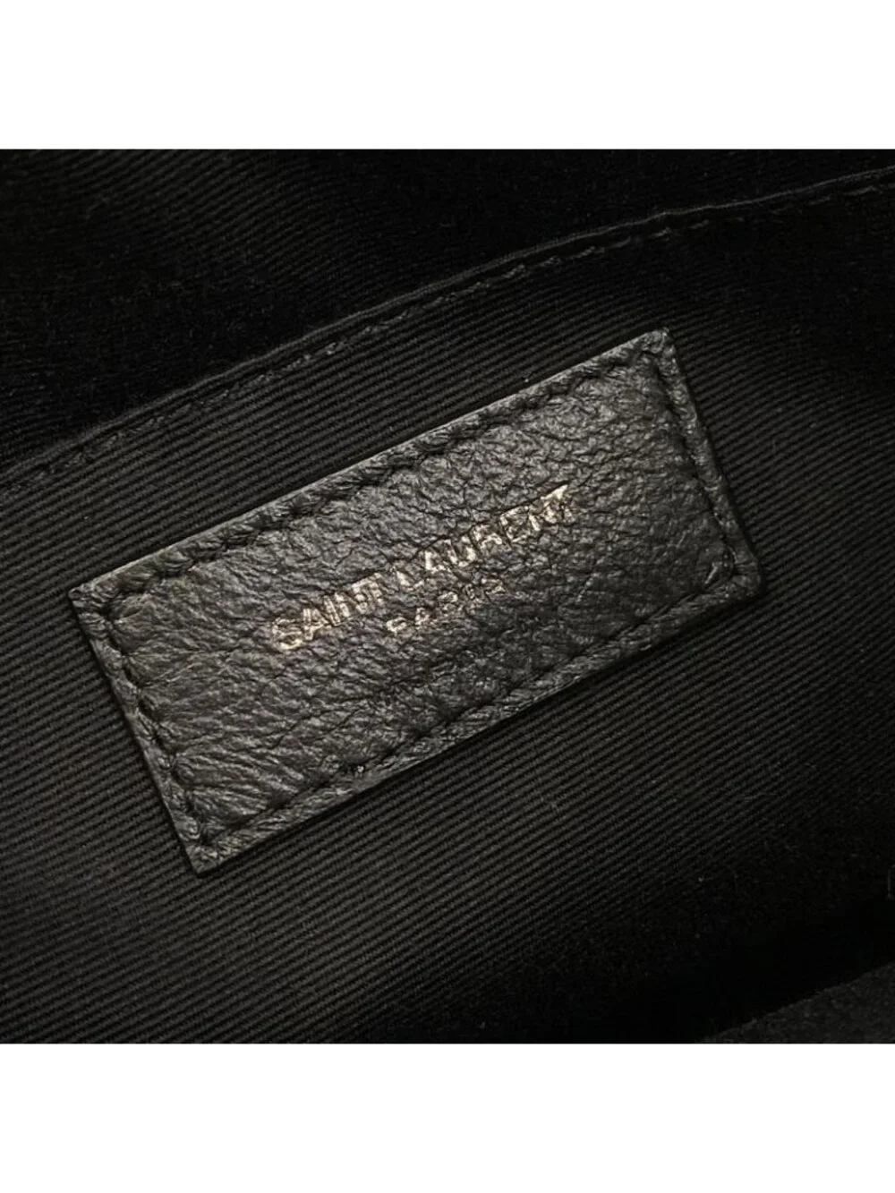 Saint Laurent Paris Shoulder Bag le Light Gray Leather - Picture 8 of 15